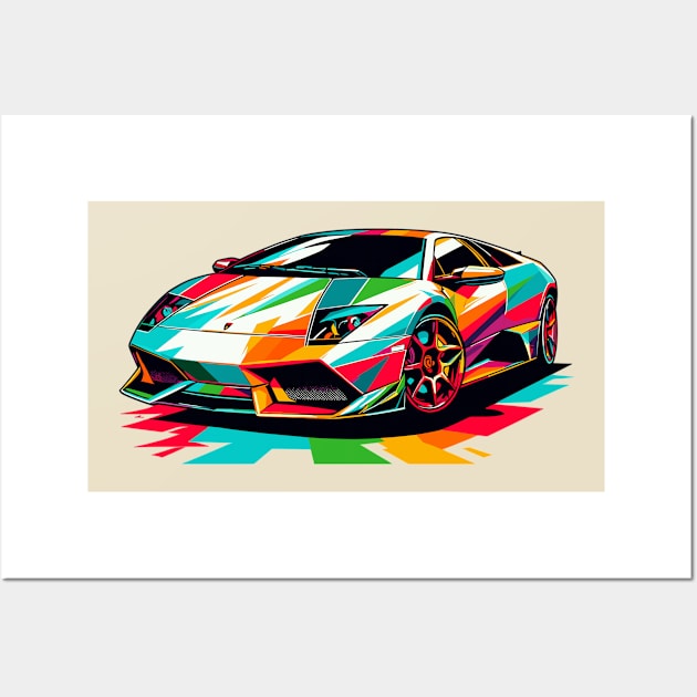 Lamborghini Murcielago Wall Art by Vehicles-Art